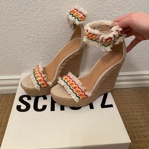 Schutz Brand Wedge Heeled Shoe